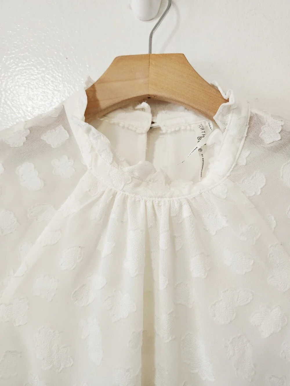 Anthropologie lightweight white